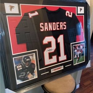Framed Black Jersey with Photos